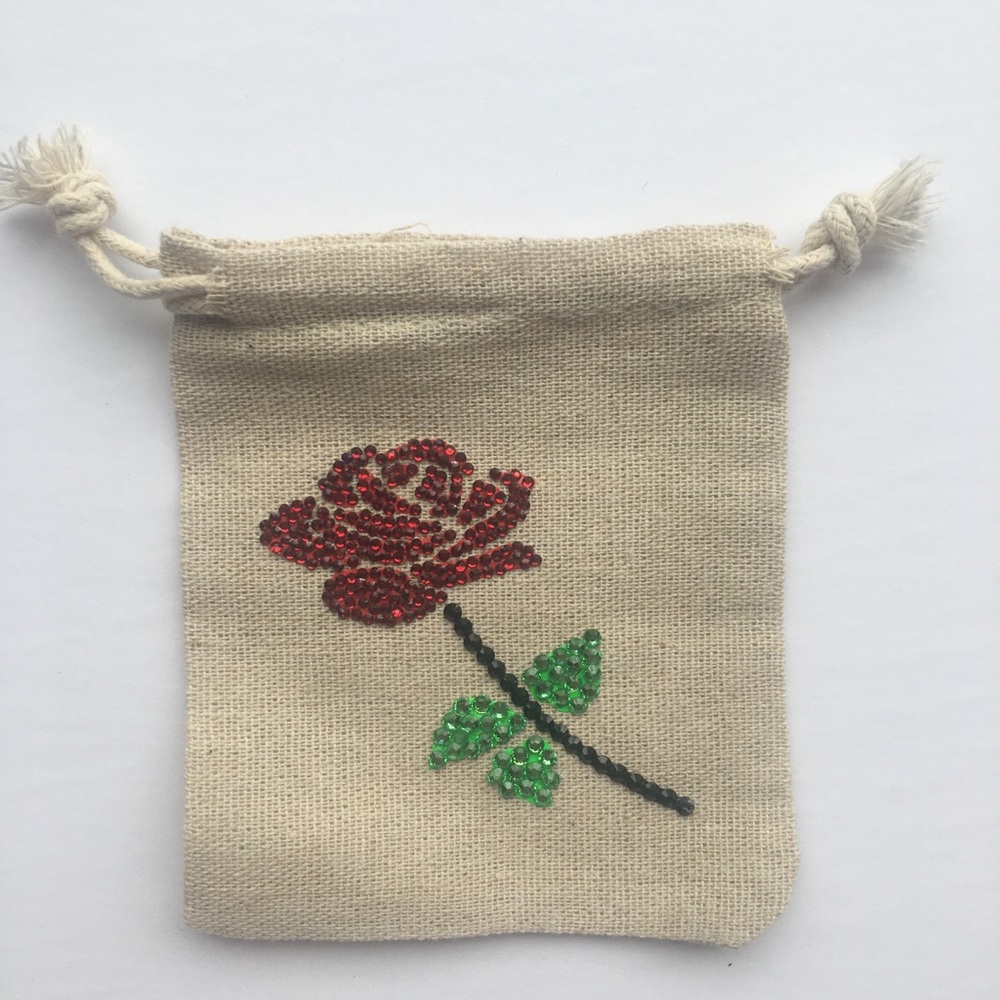 Small rose bling bag